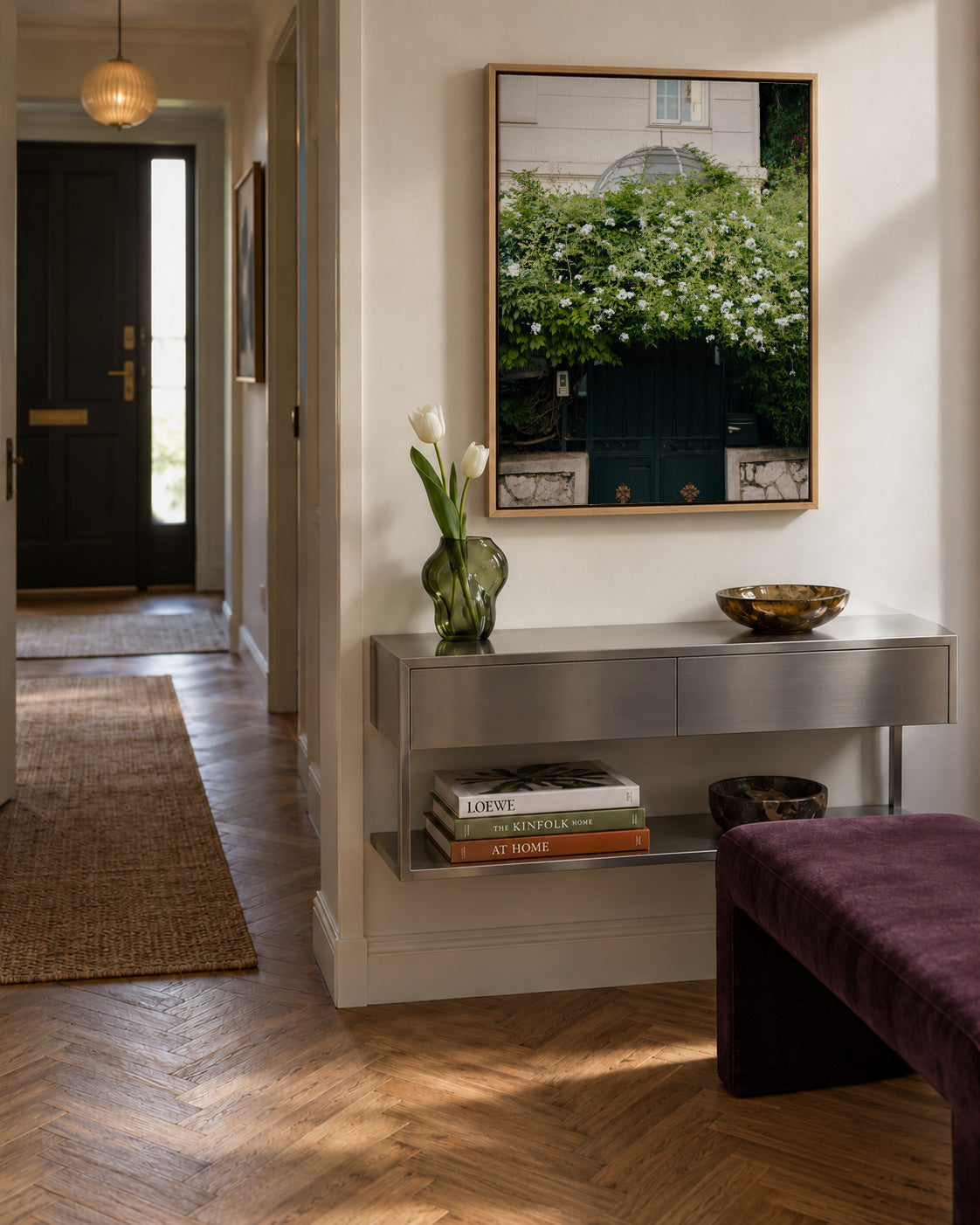 The Veil - Framed canvas in an interior