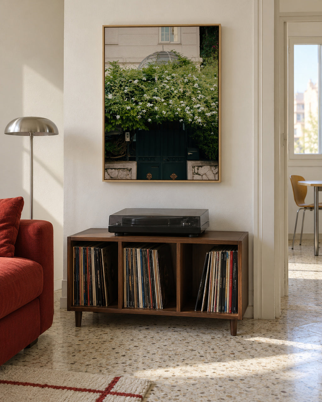 The Veil - Framed canvas in an interior