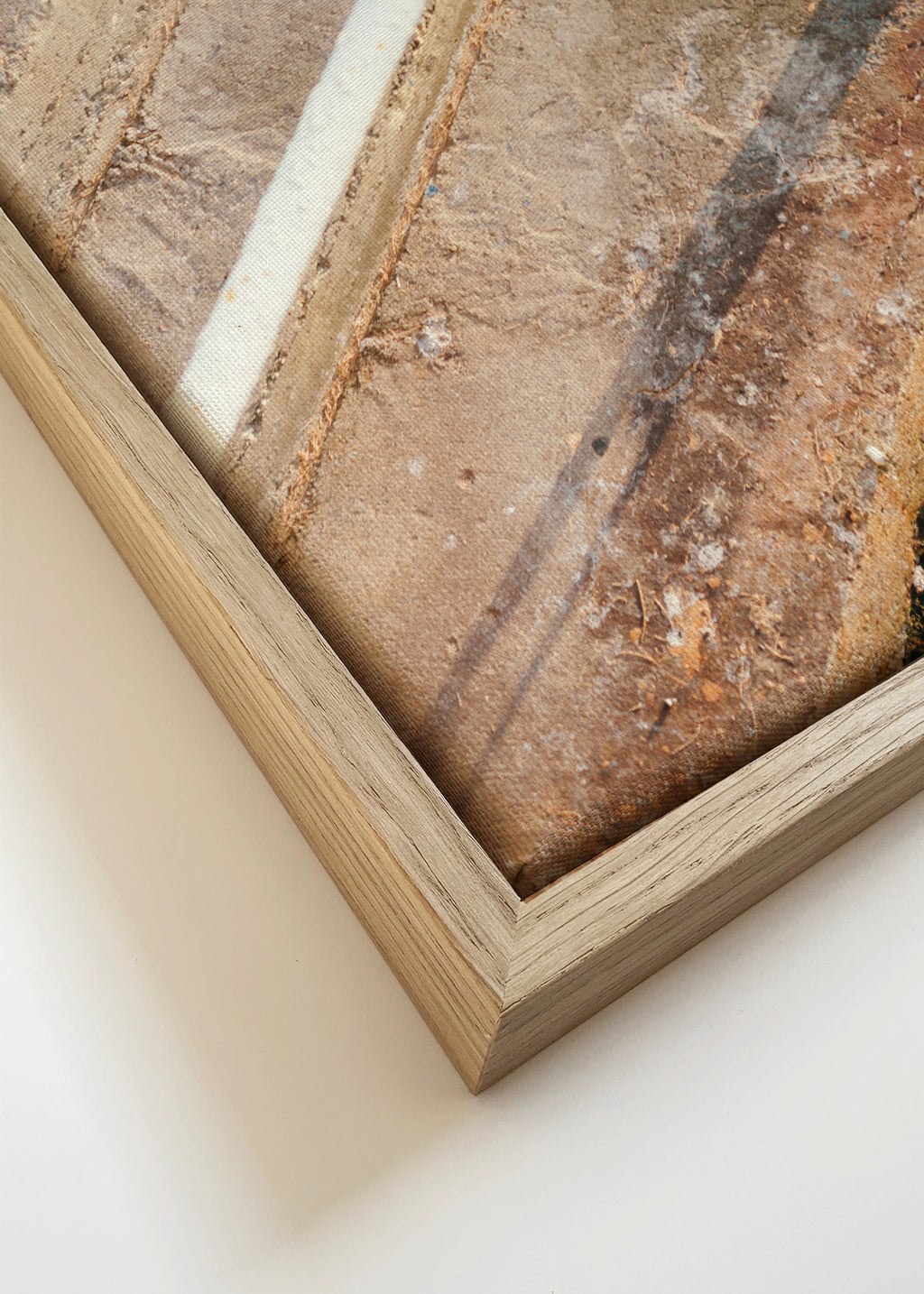 Salt and Seasons - Framed canvas detail