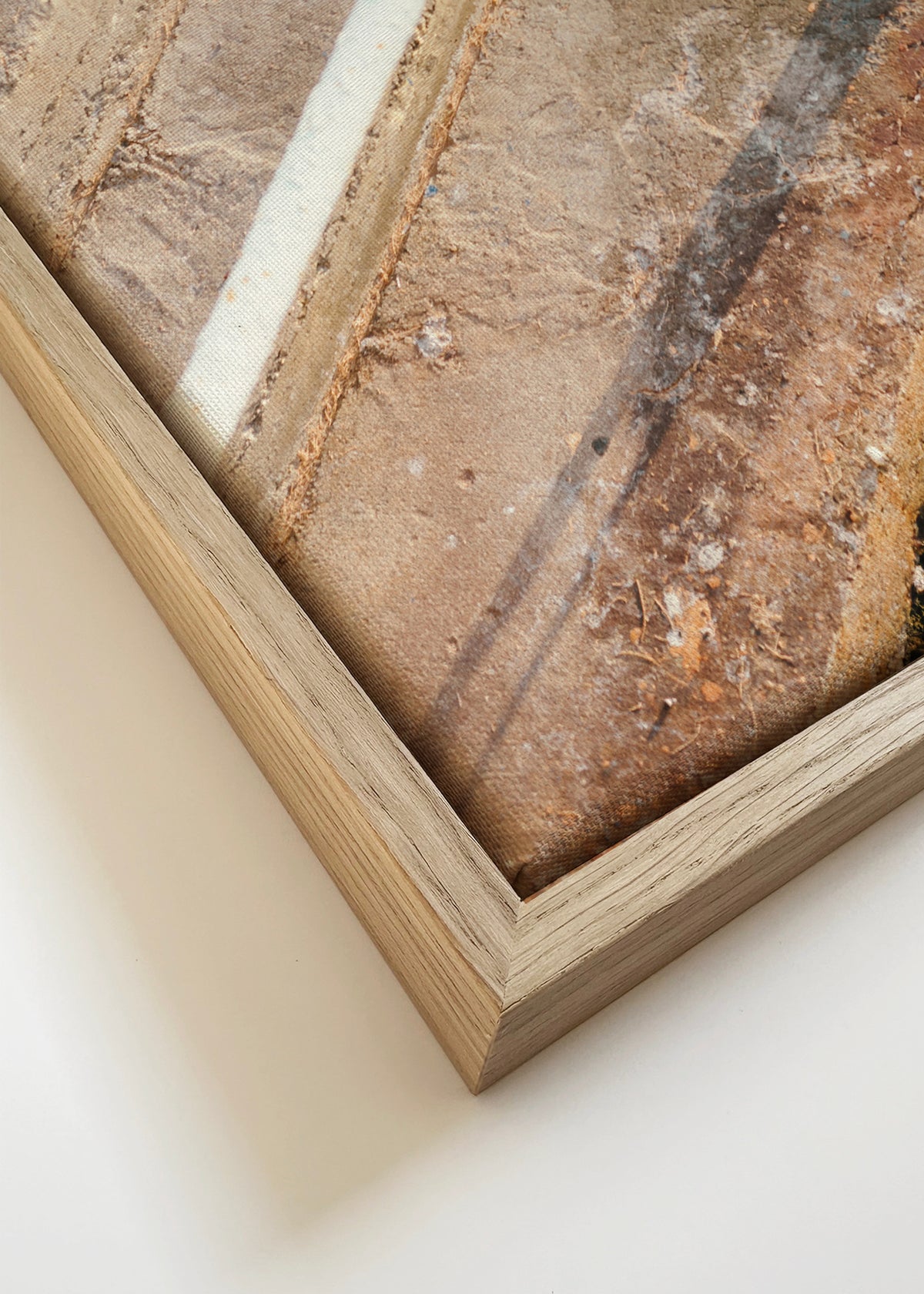 Salt and Seasons - Framed canvas detail