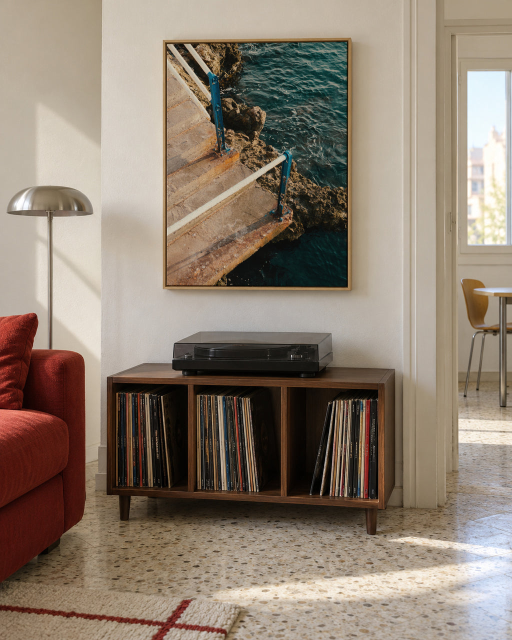 Salt and Seasons - Framed canvas in an interior
