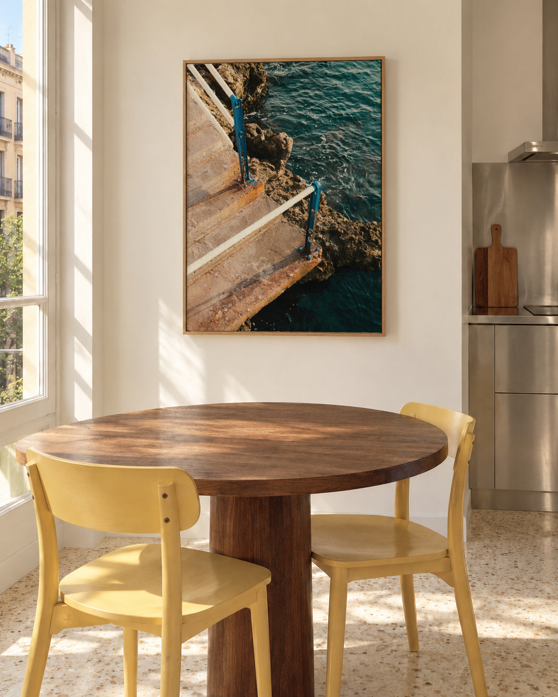 Salt and Seasons - Framed canvas in an interior