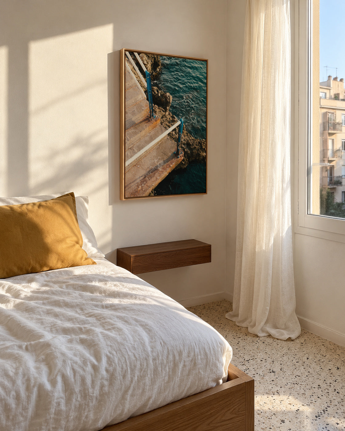 Salt and Seasons - Framed canvas in an interior