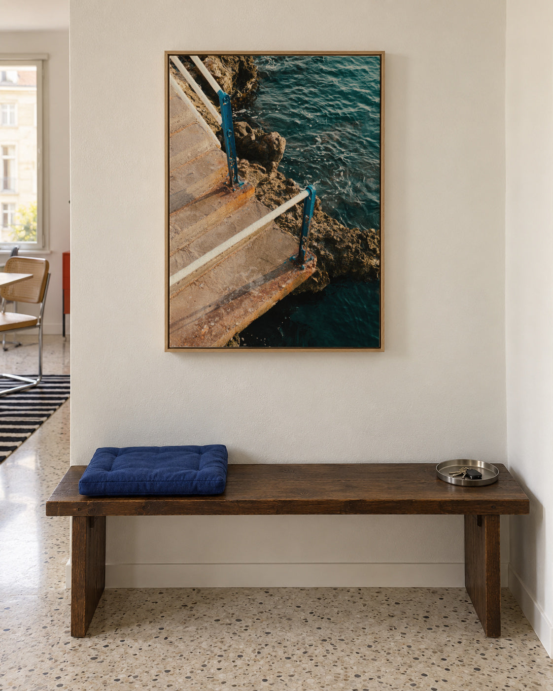 Salt and Seasons - Framed canvas in an interior