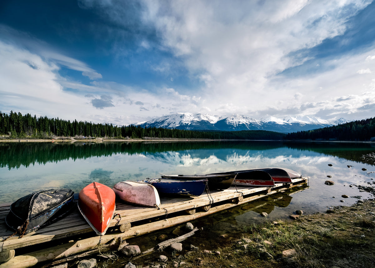Canoes - Unframed art print