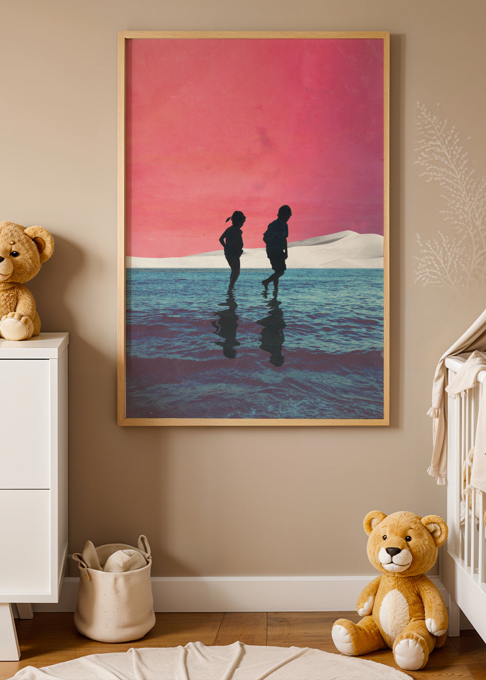 Until Dusk - Framed poster in an interior