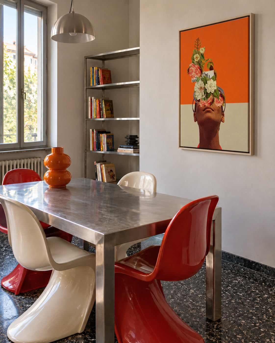 The Unexpected - Framed canvas in an interior