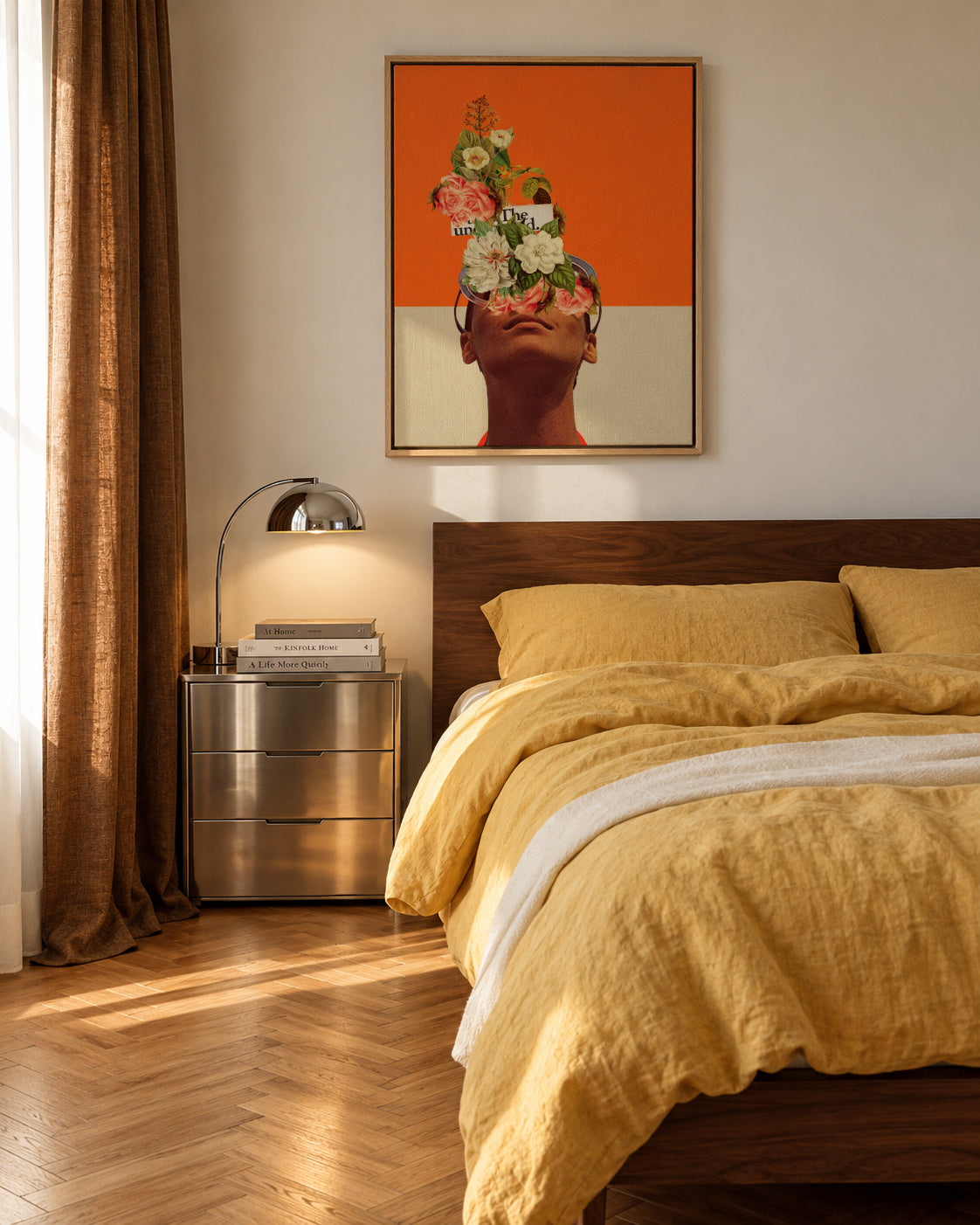 The Unexpected - Framed canvas in an interior