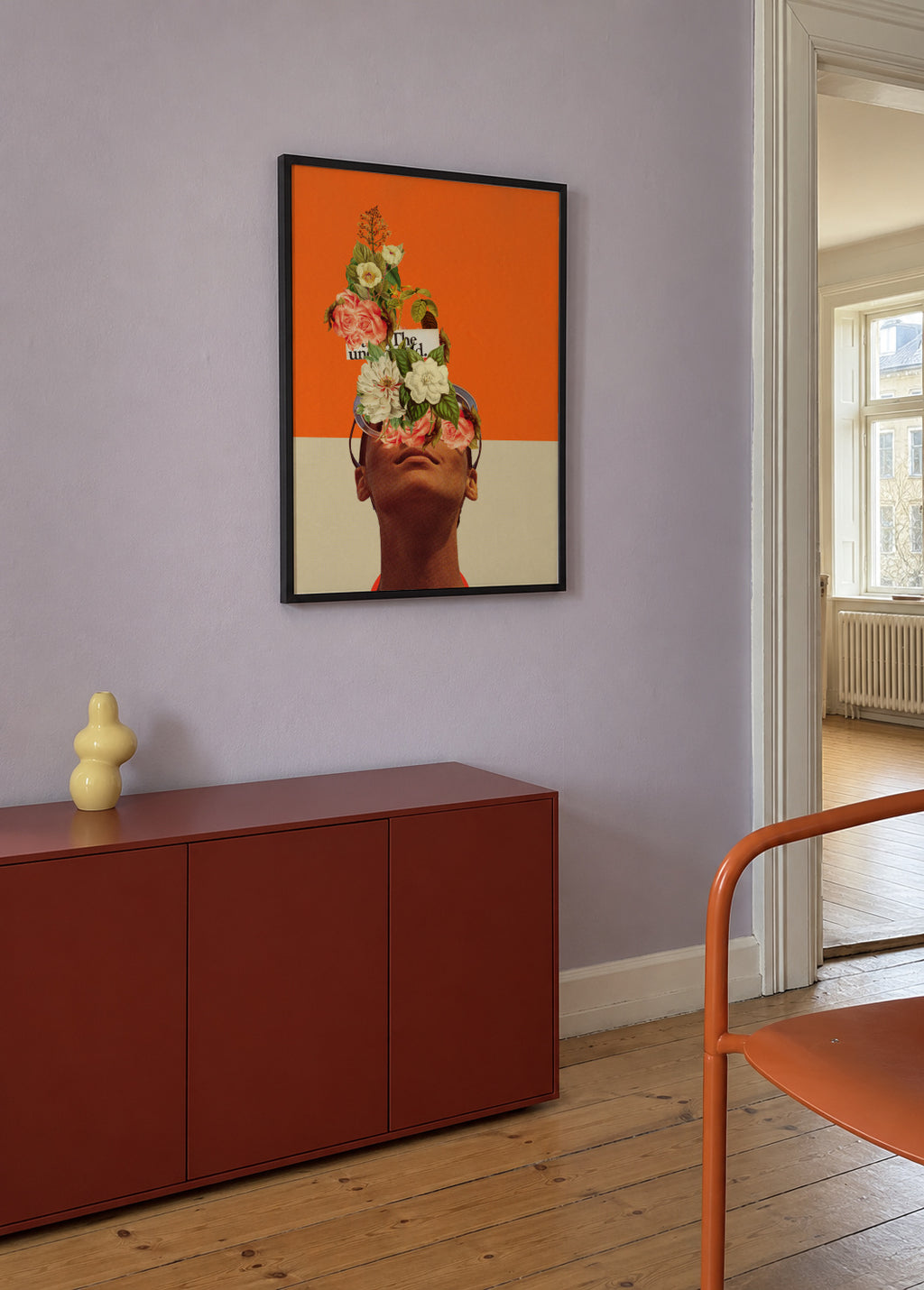The Unexpected - Framed poster in an interior