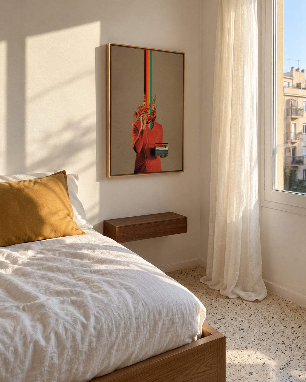 Musicolor - Framed canvas in an interior