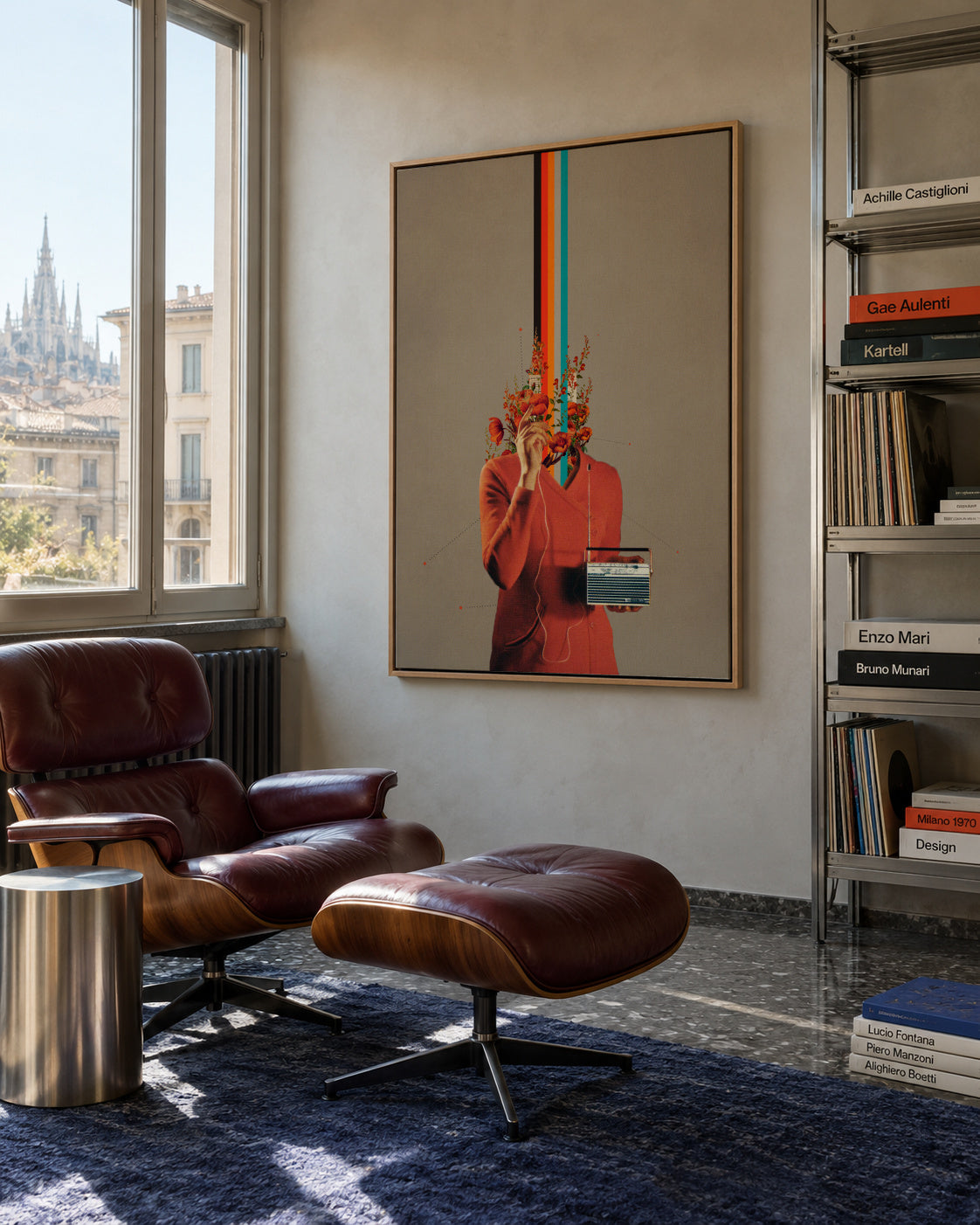 Musicolor - Framed canvas in an interior