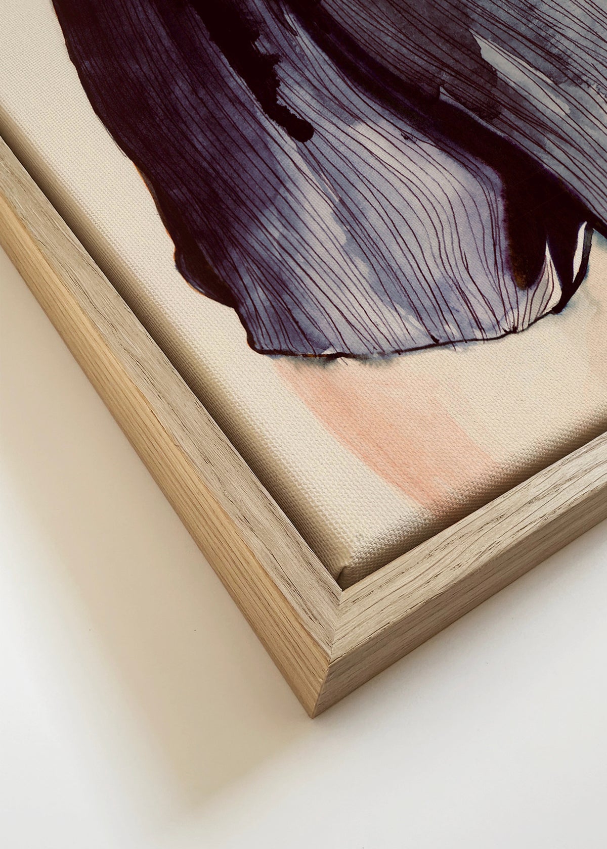 The Turn - Framed canvas detail