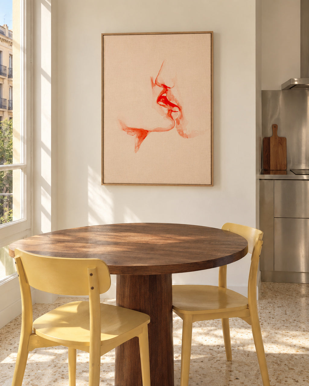 Desire - Framed canvas in an interior