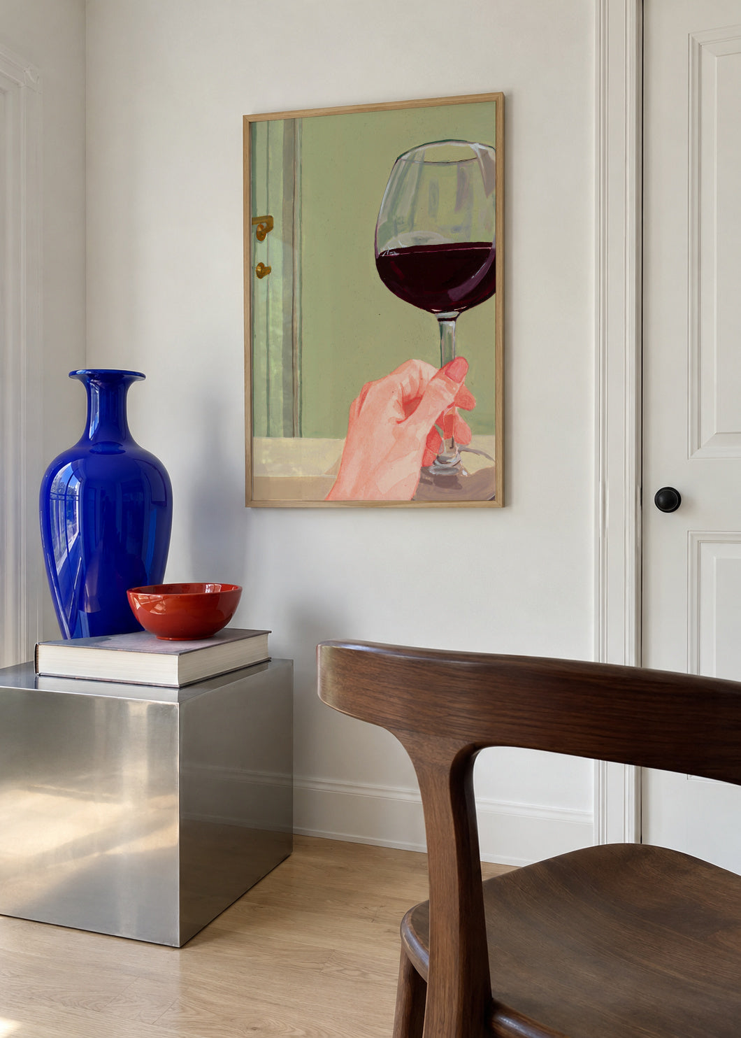 Quality time - Framed poster in an interior