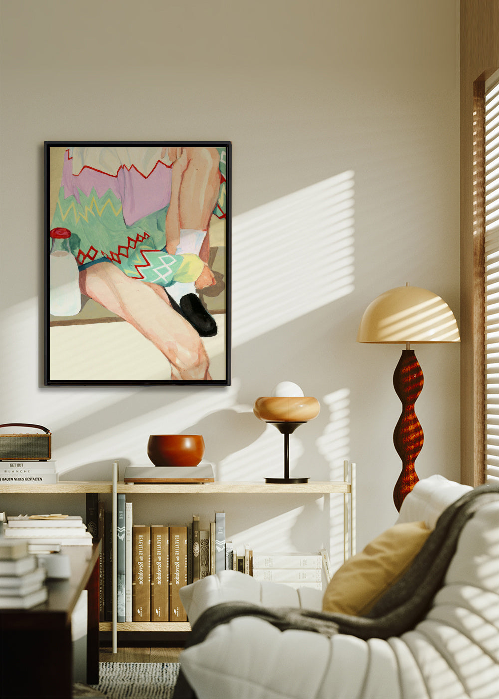 Influences - Framed canvas in an interior