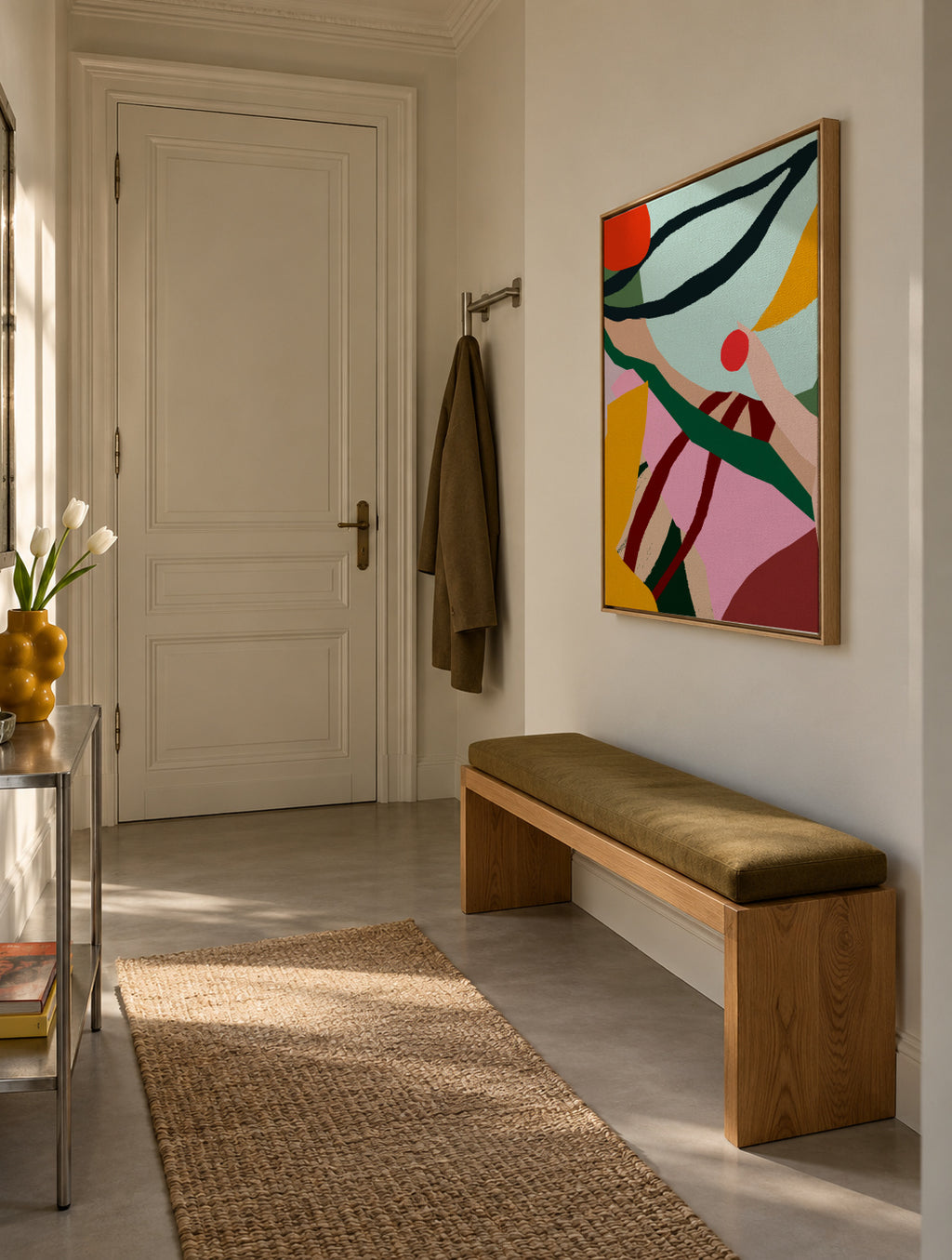 Maribondo - Framed canvas in an interior