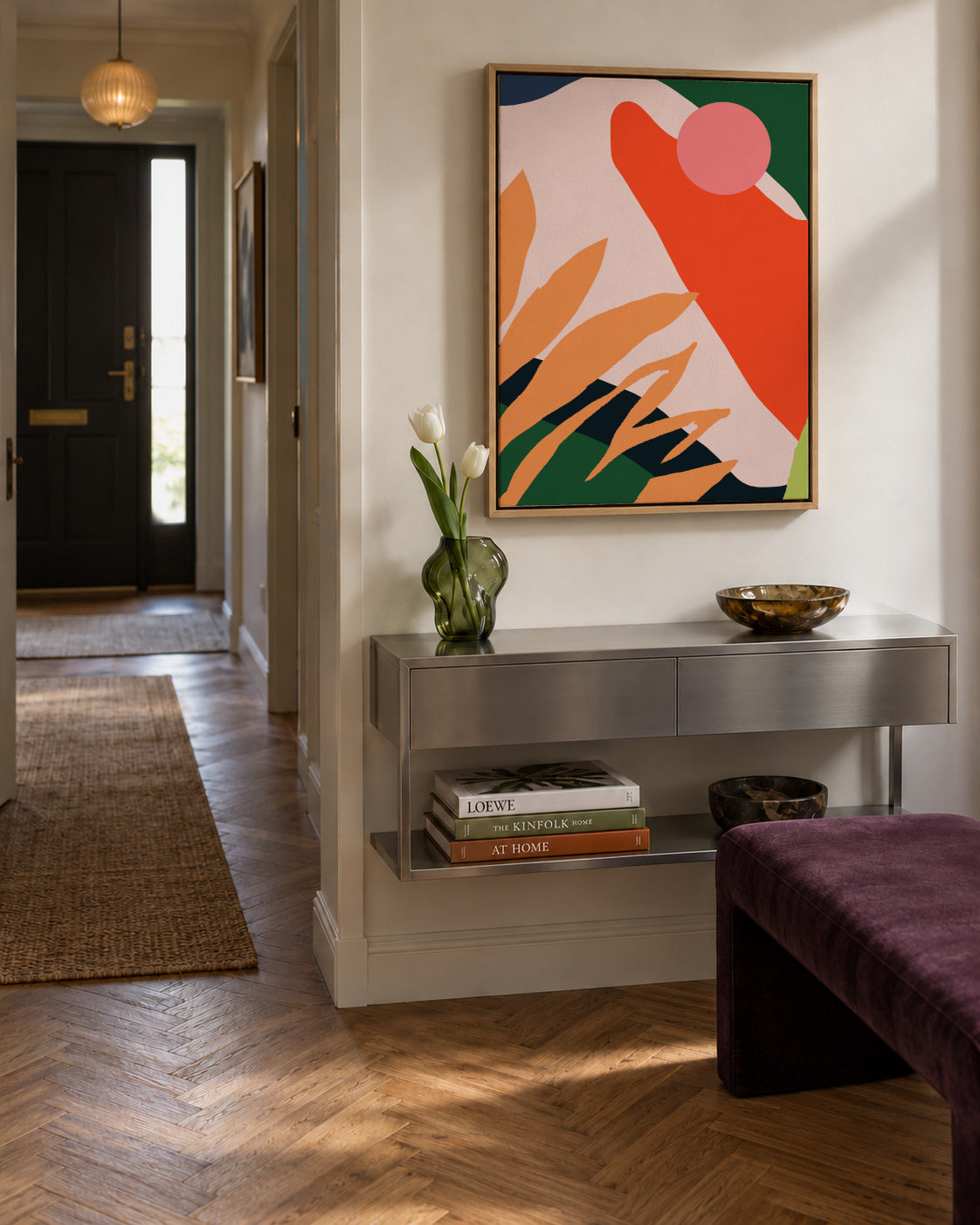 Guaxuma - Framed canvas in an interior