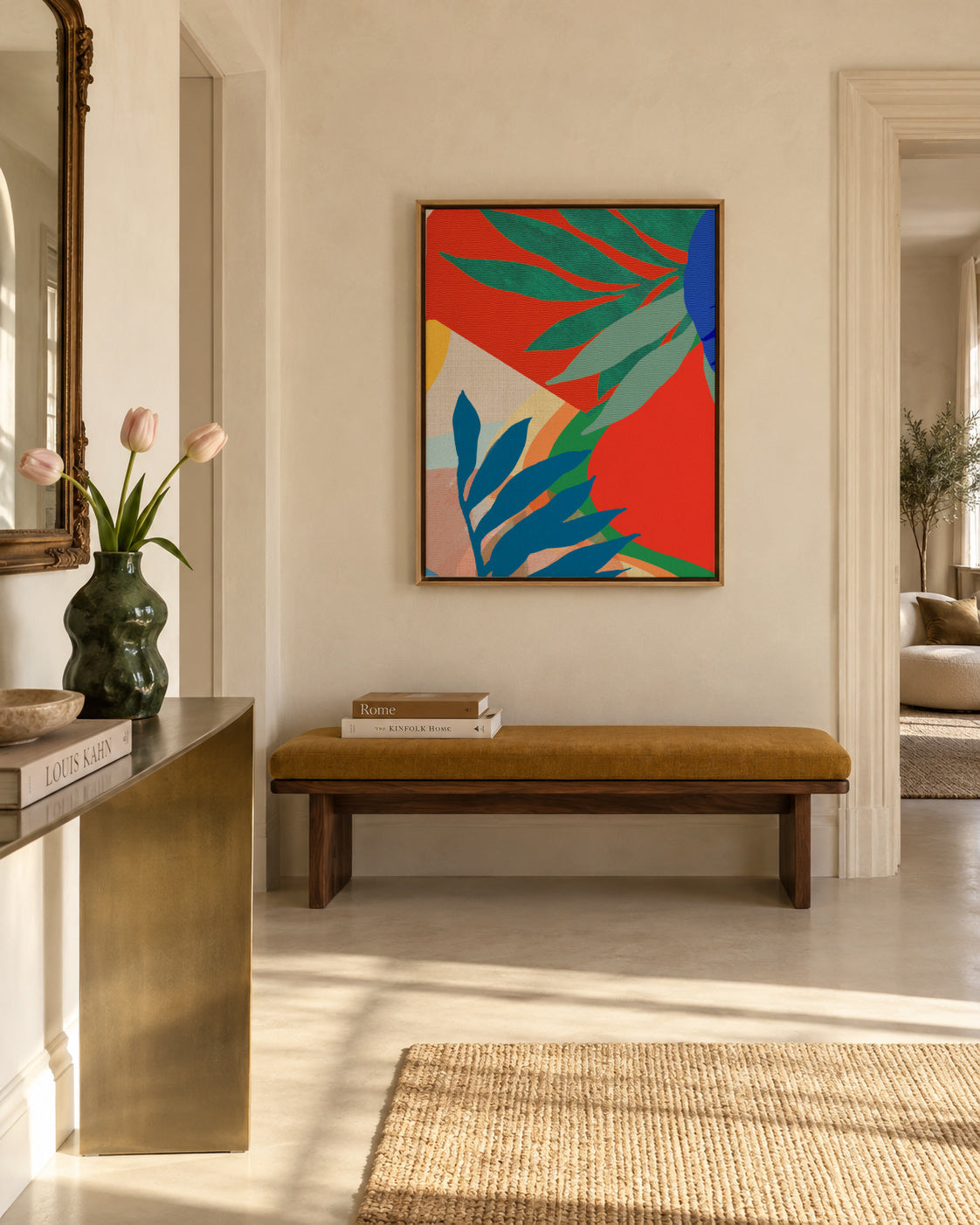 Paripueira - Framed canvas in an interior
