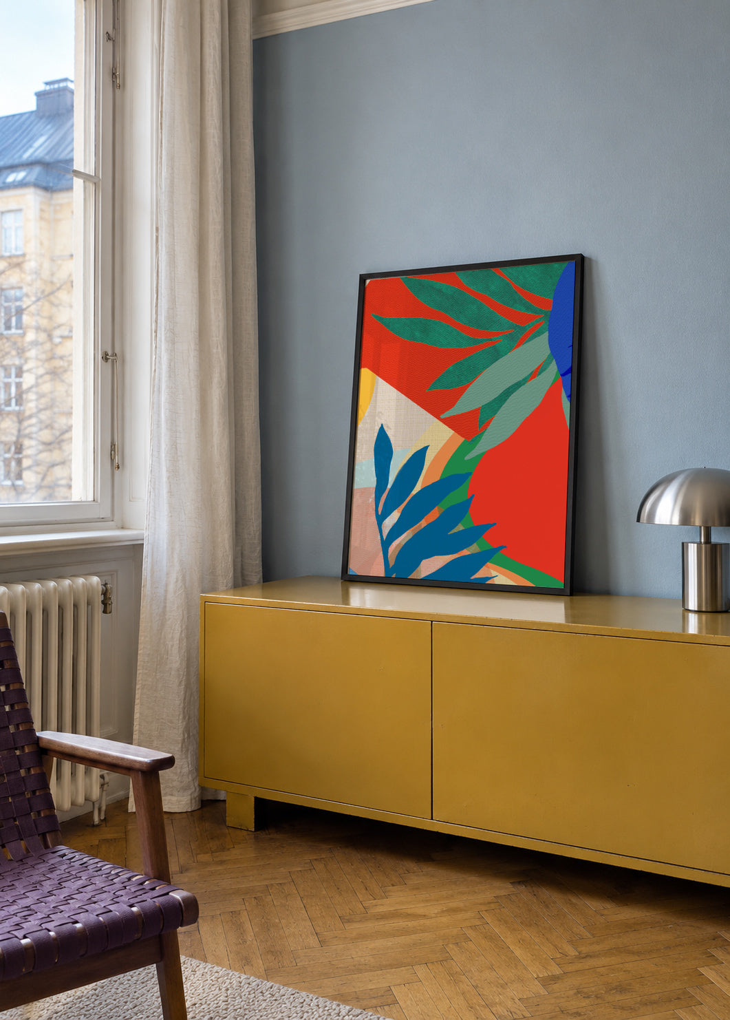 Paripueira - Framed poster in an interior