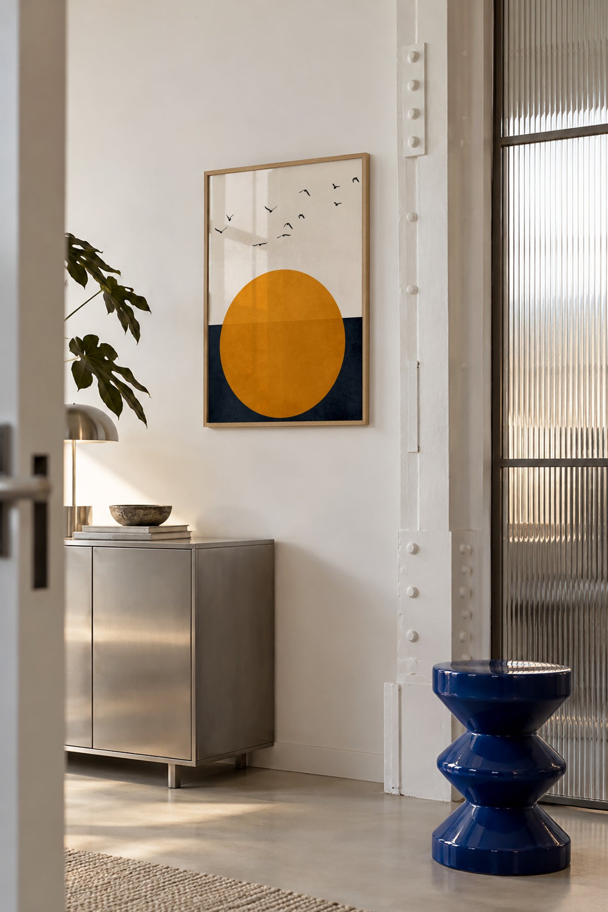 Melody Of Life - Framed poster in an interior