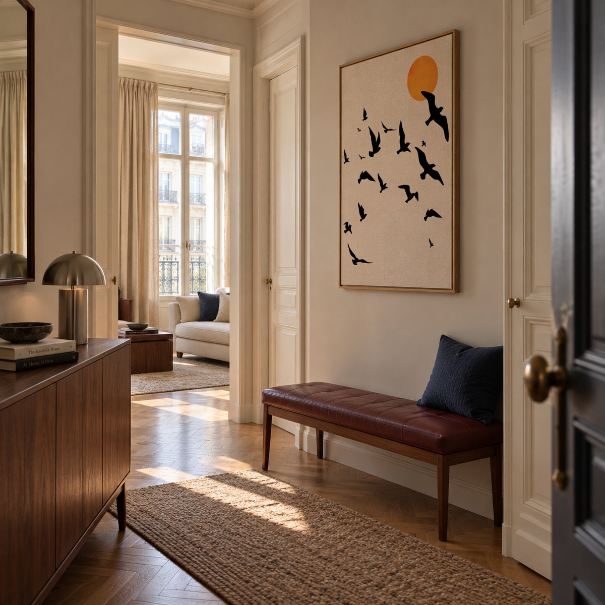 Up and Away - Framed canvas in an interior