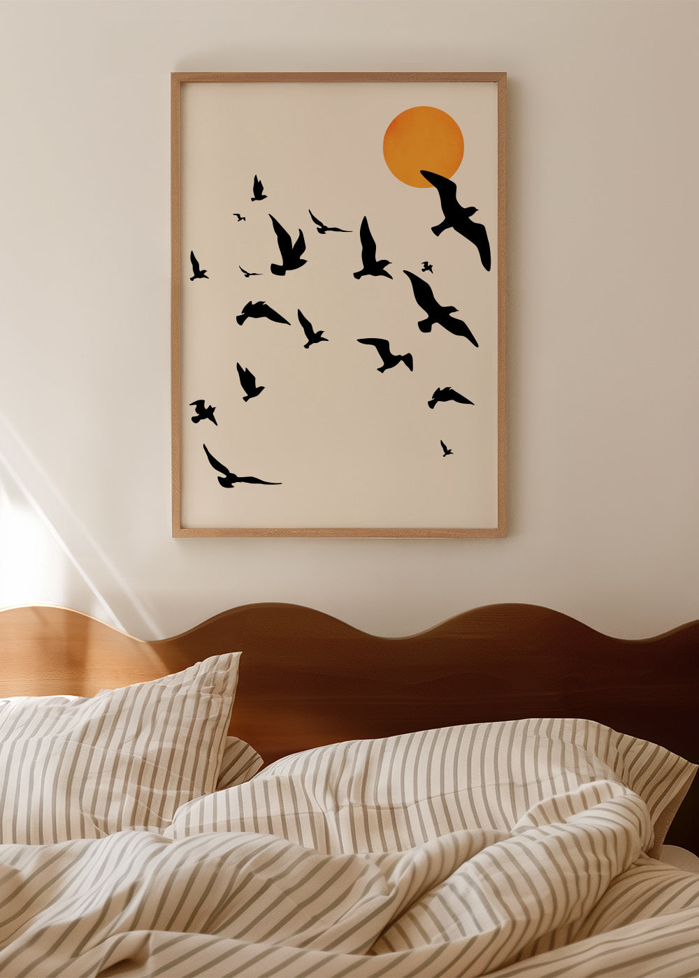 Up and Away - Framed poster in an interior