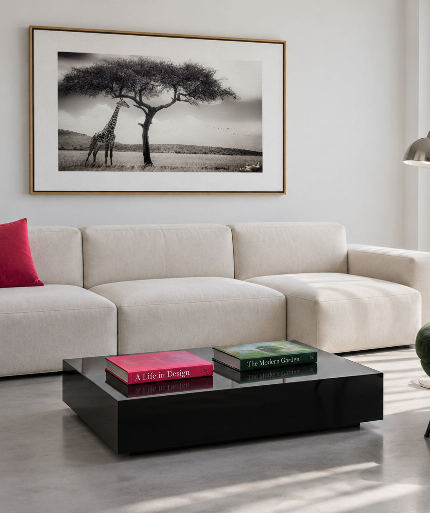 under the African sun - Framed canvas in an interior