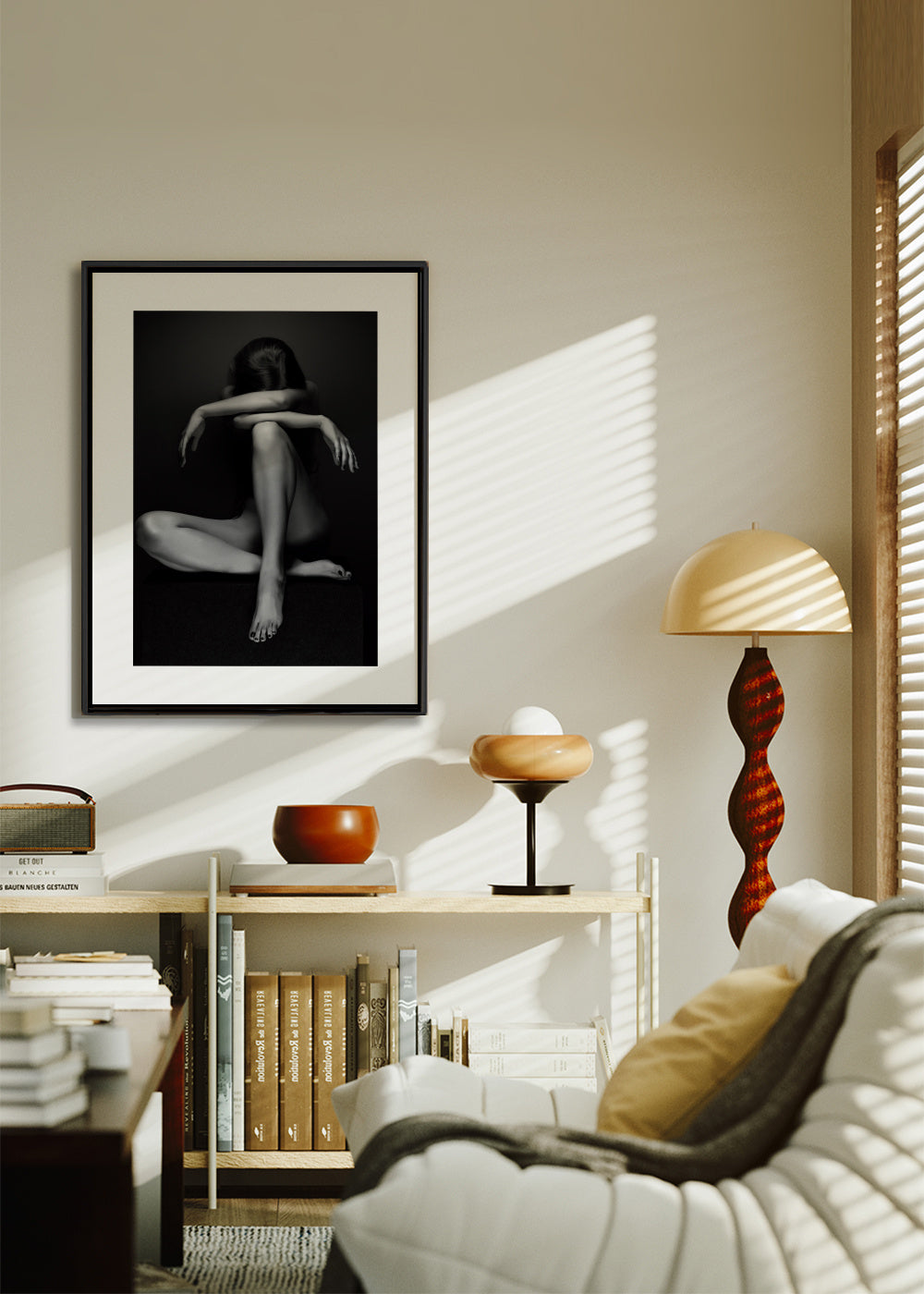 Eszter - Framed canvas in an interior