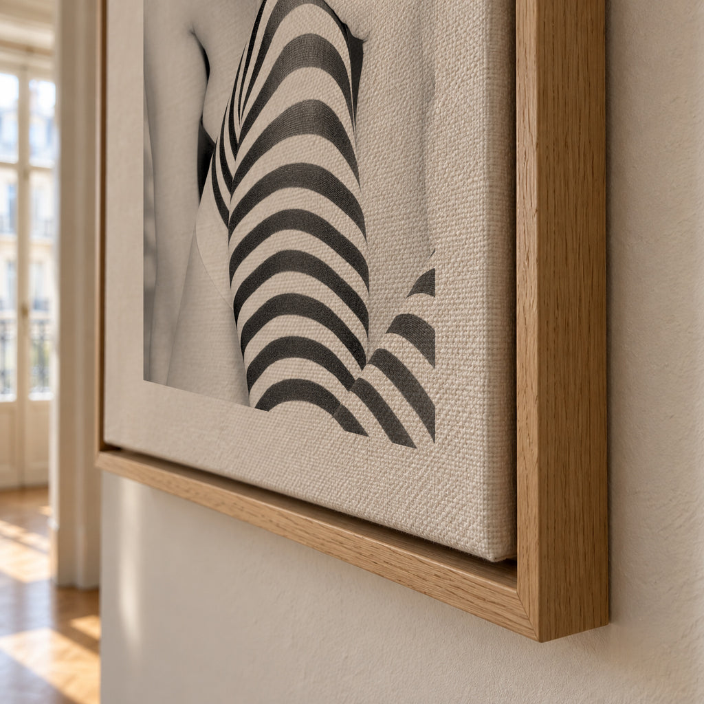 Zagging that Zig - Framed canvas detail