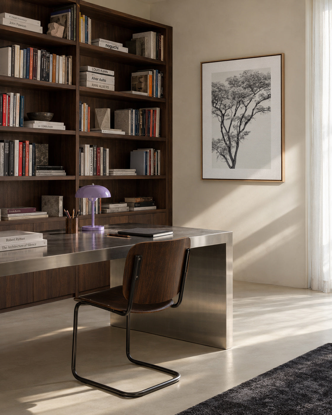the African eagle - Framed canvas in an interior