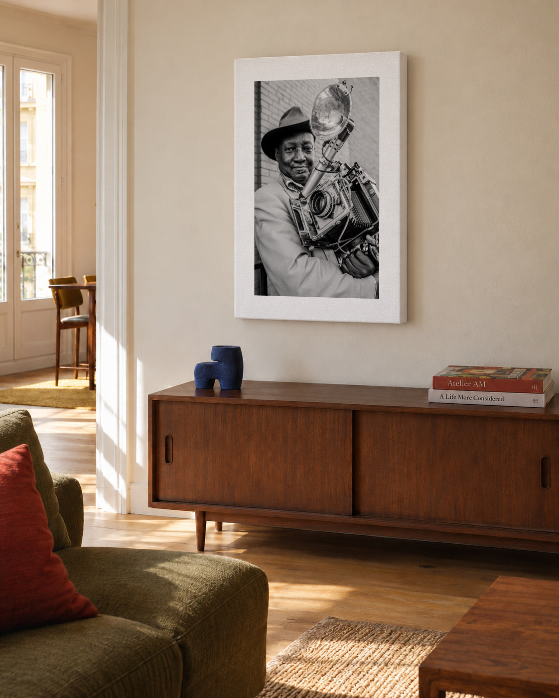 MrLouis MendesNYCUSA Street Photography Icon - Unframed canvas in an interior