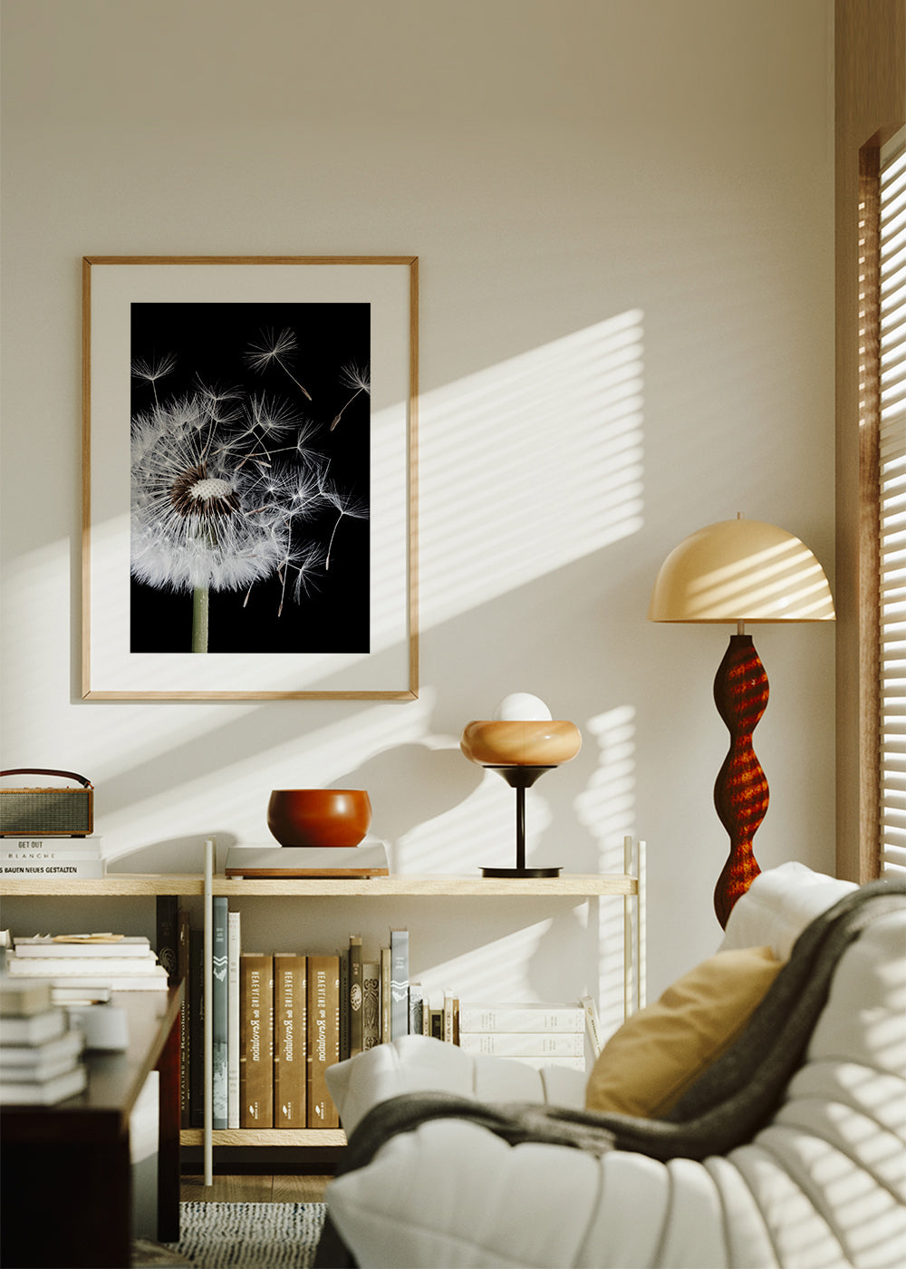 Dandelion Blowing