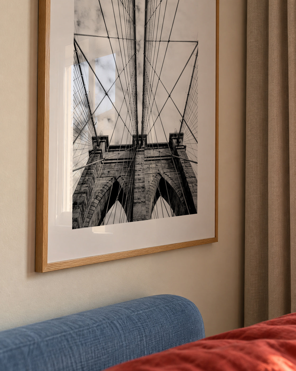 The bridge - Framed poster detail
