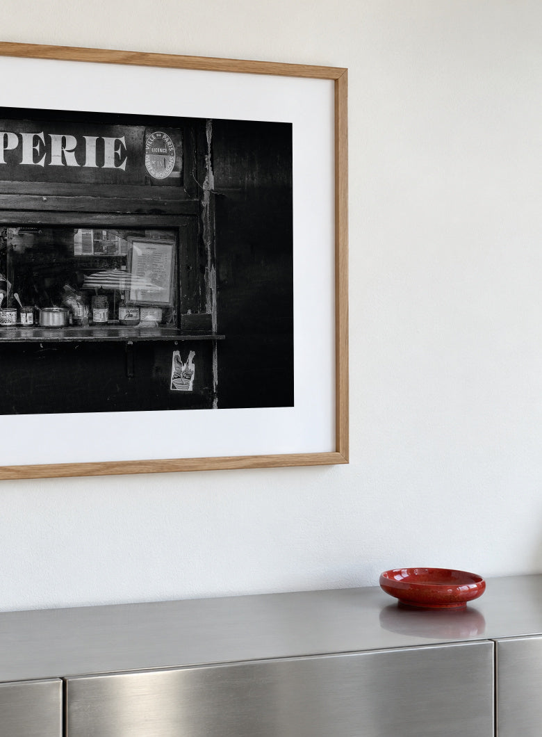 Creperie Montmartre - Framed poster detail