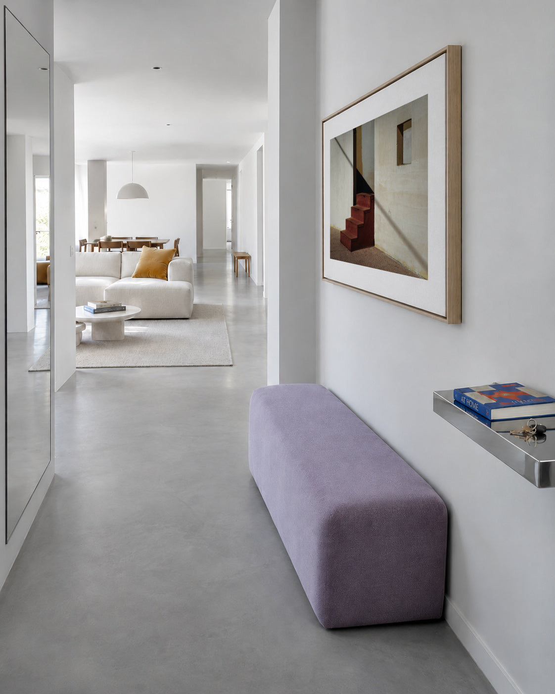 Stairs - Framed canvas in an interior