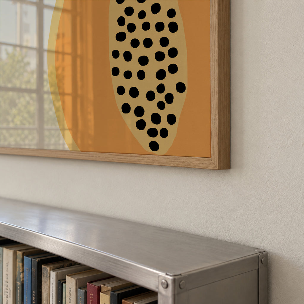 Papaya Fruit - Framed poster detail