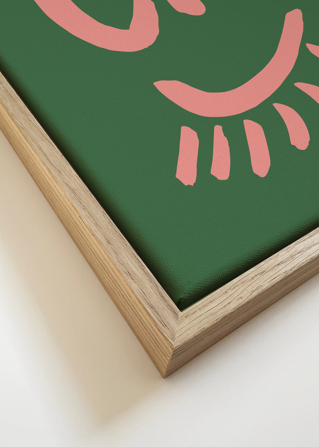 TrAus Chic Green - Framed canvas detail