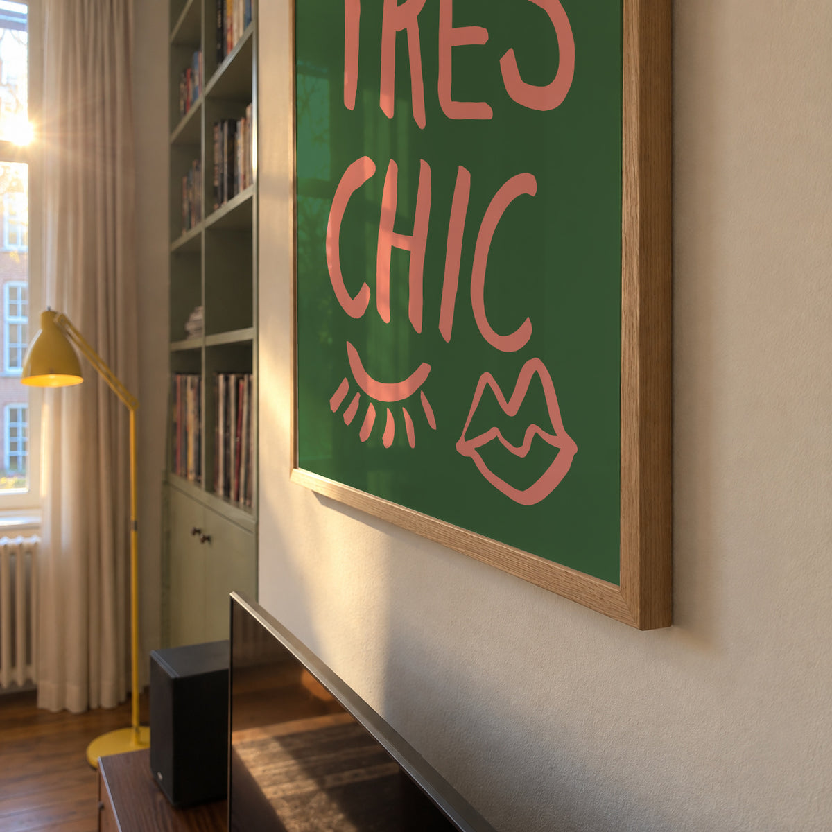 TrAus Chic Green - Framed poster detail