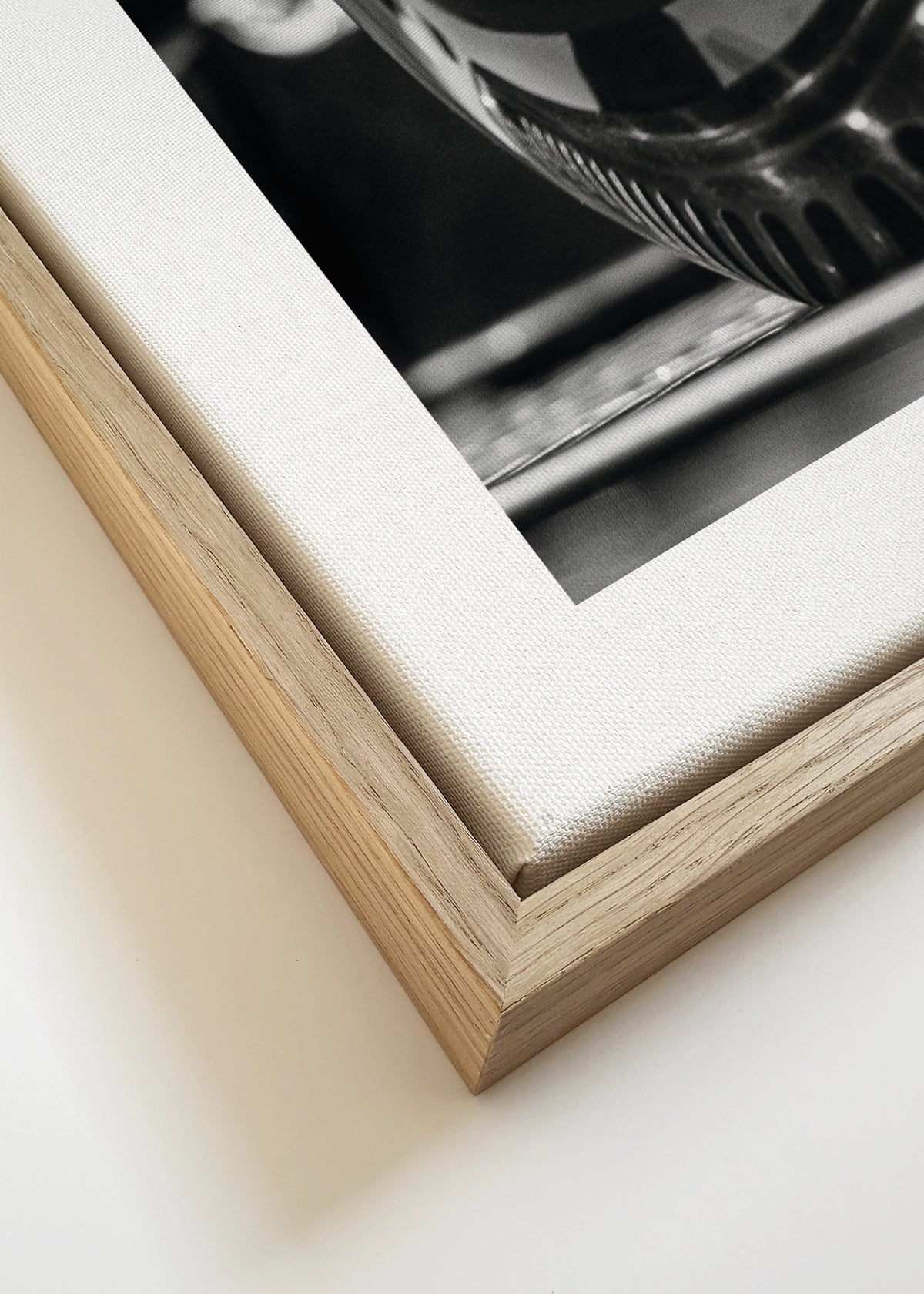 Coffee VIII - Framed canvas detail