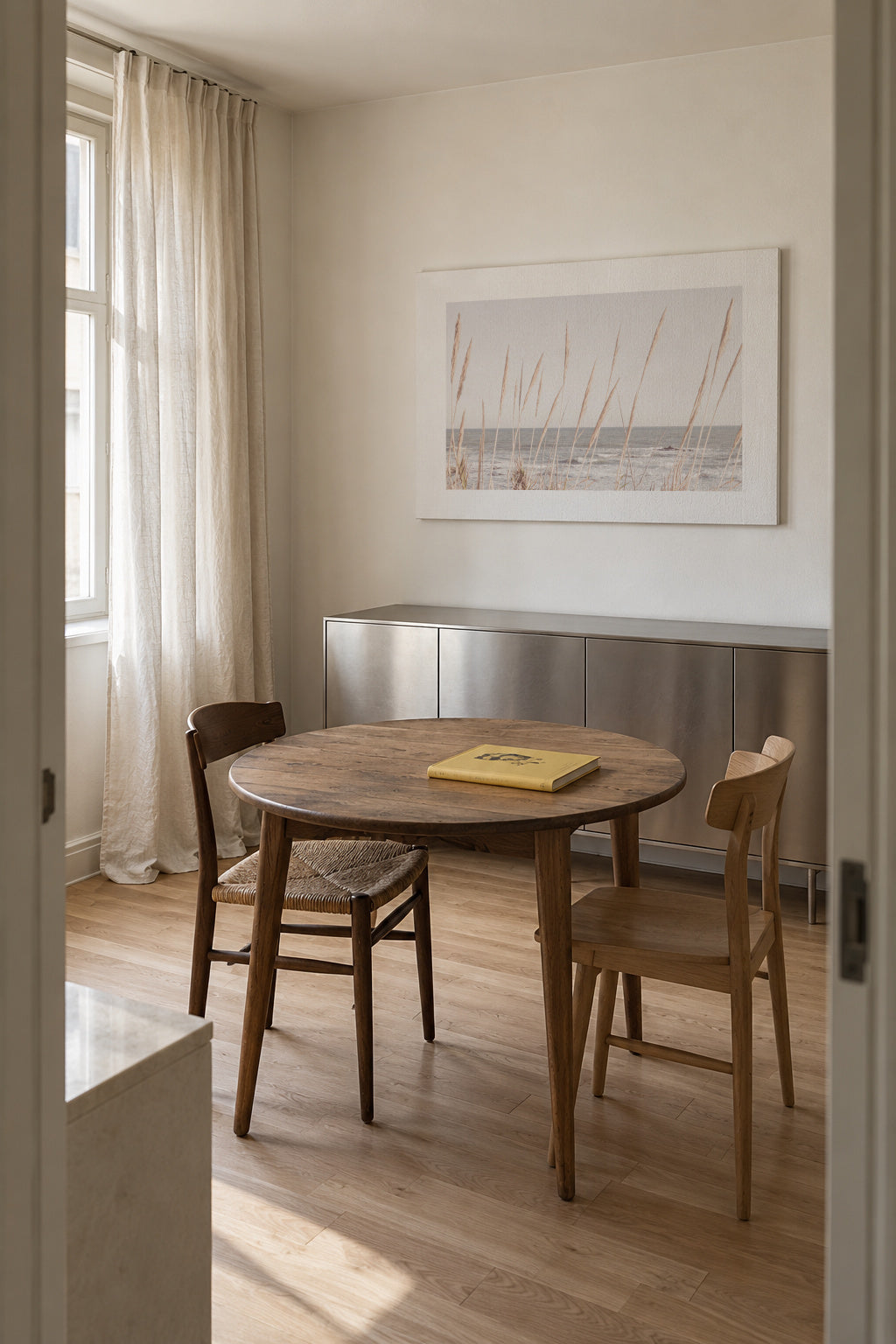 Beach Vass II - Unframed canvas in an interior