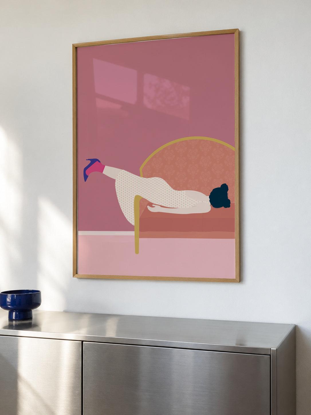 Maddies Mood - Framed poster in an interior