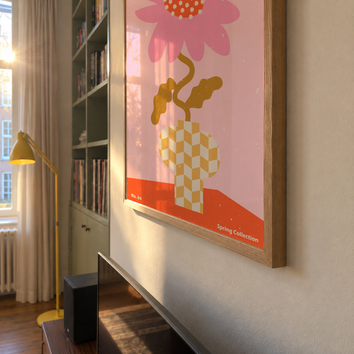 Spring Flower 04 - Framed poster detail
