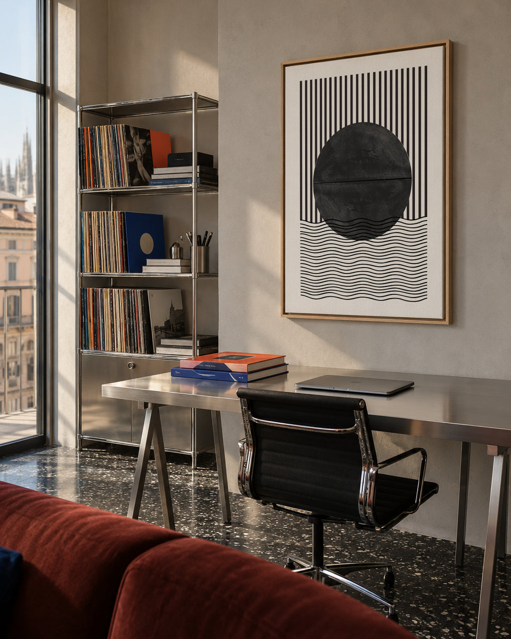 BaB No10. - Framed canvas in an interior