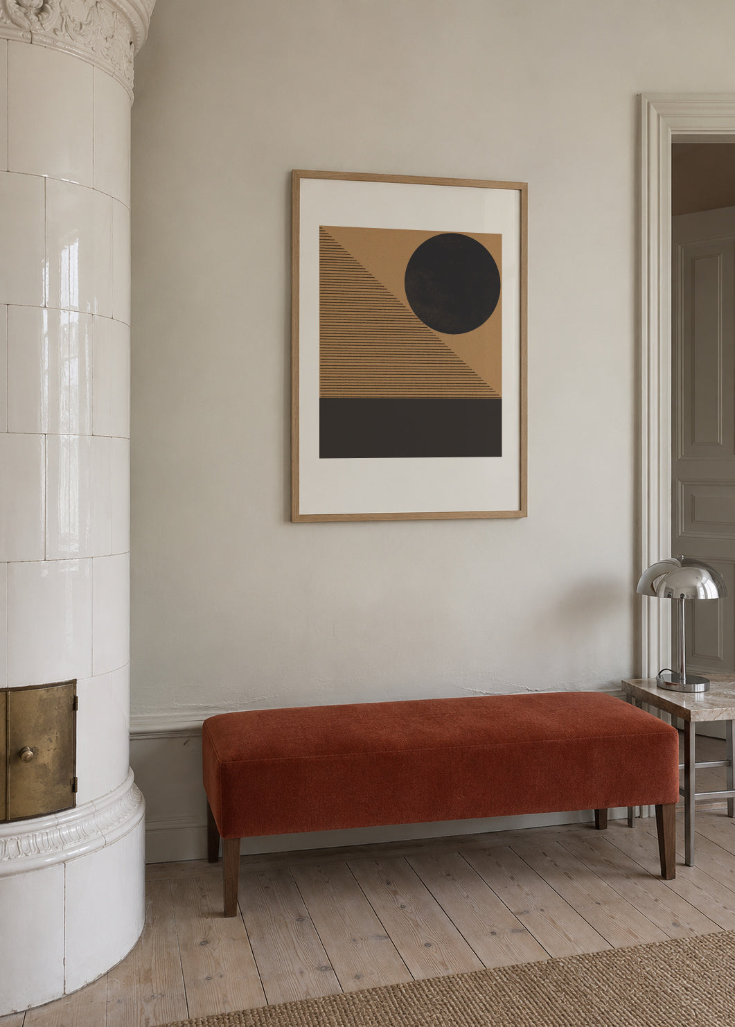 Composition VII - Framed poster in an interior
