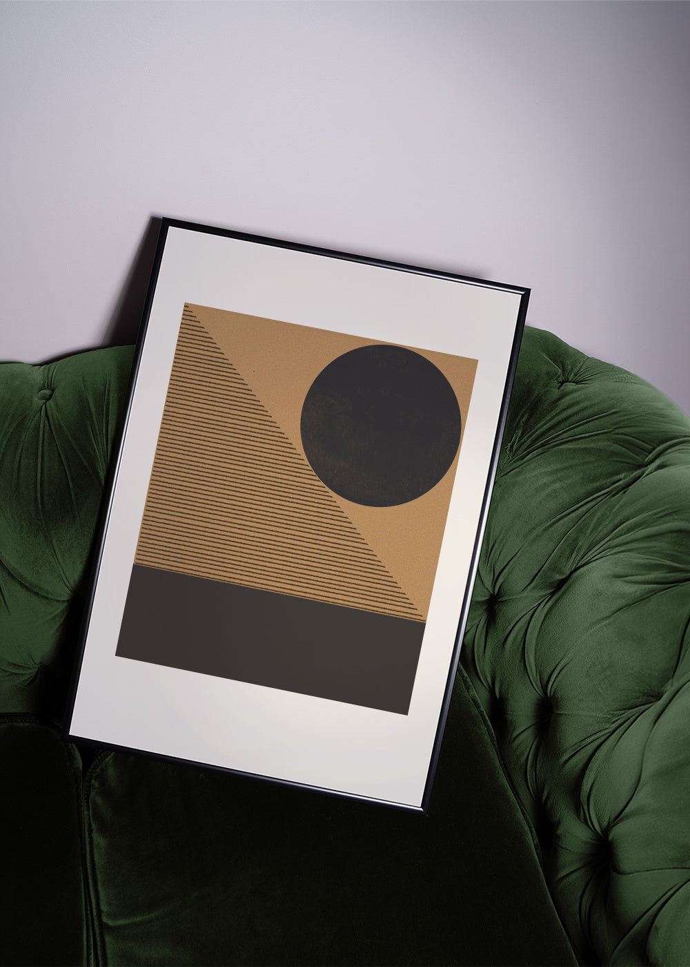 Composition VII - Framed poster in an interior