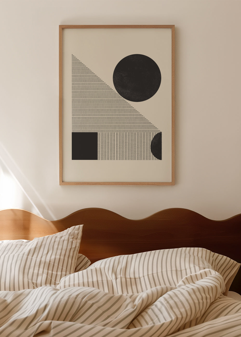 Composition IX - Framed poster in an interior