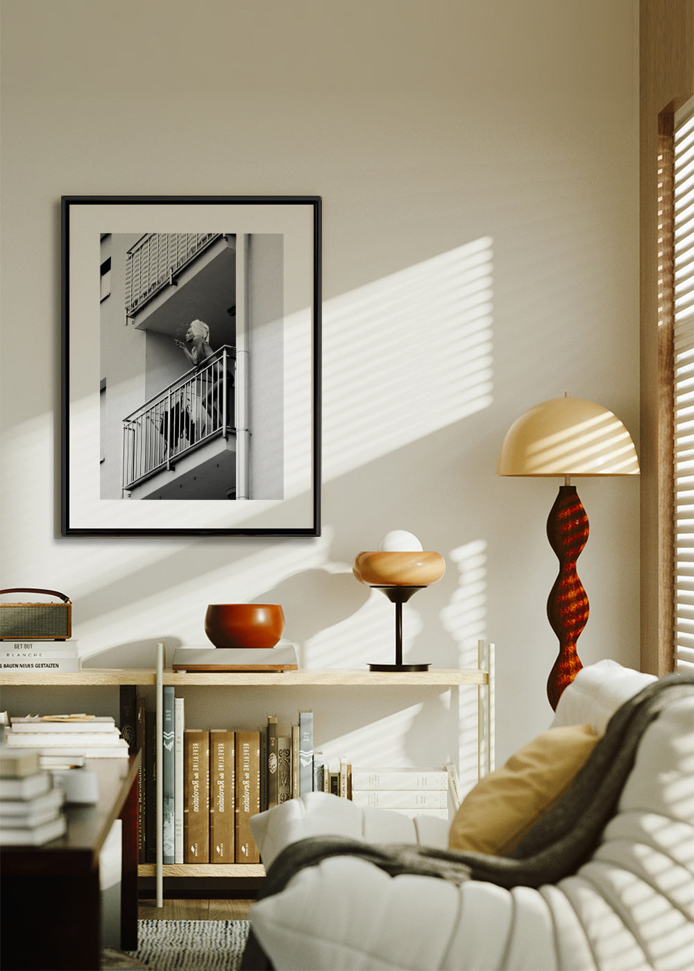 Nika - Framed canvas in an interior