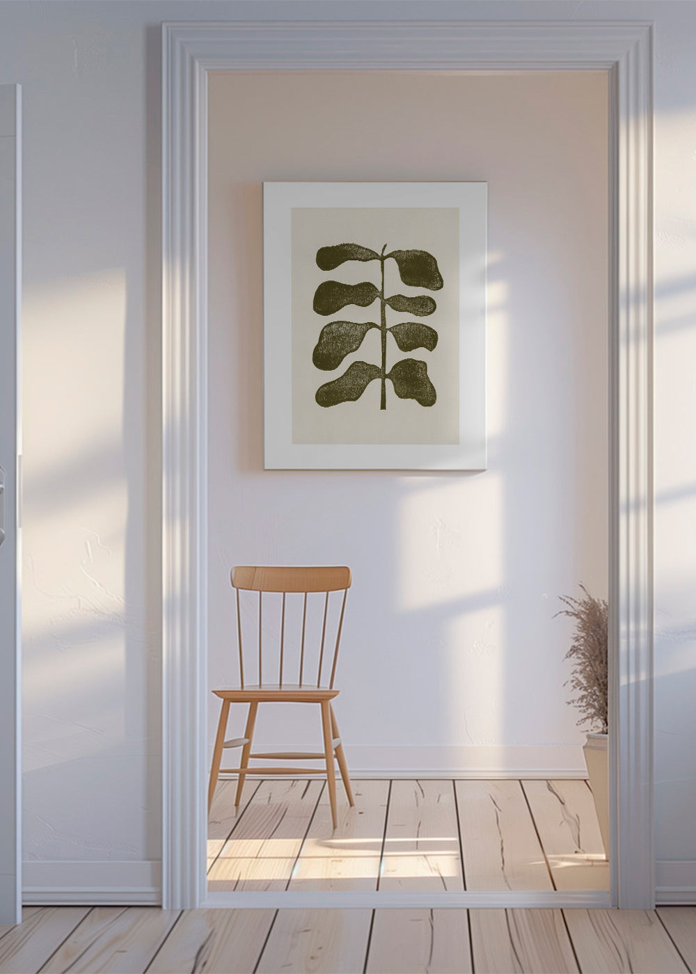 Linocut Plant