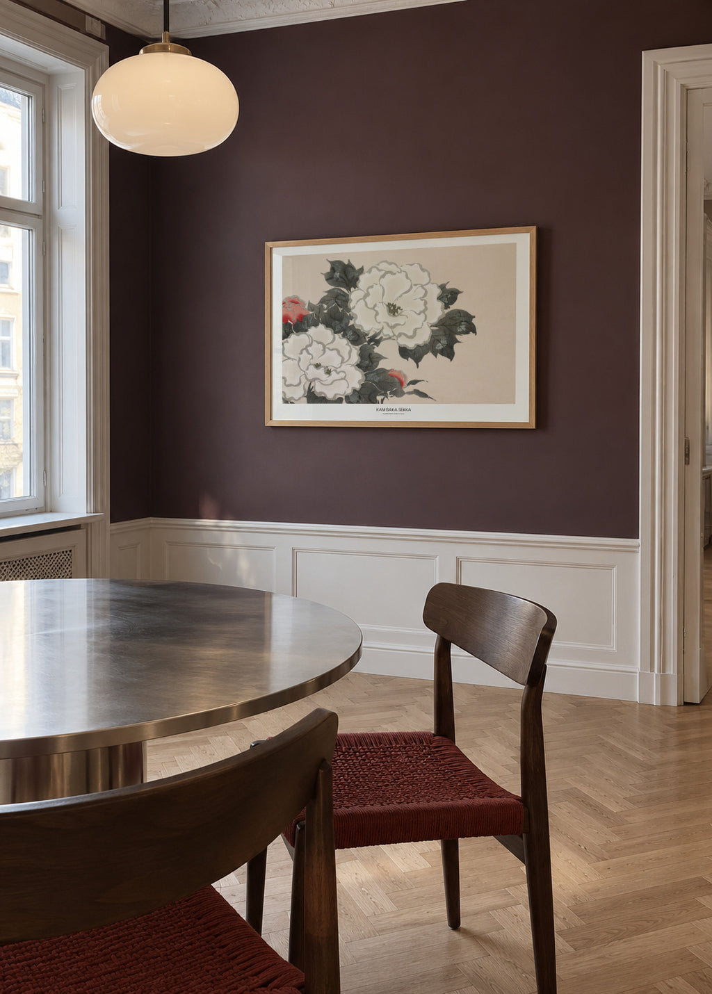 Flowers From Momoyogusa - Framed poster in an interior