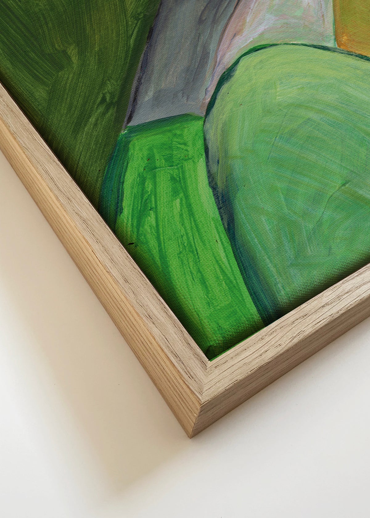 Lady with the Look - Framed canvas detail